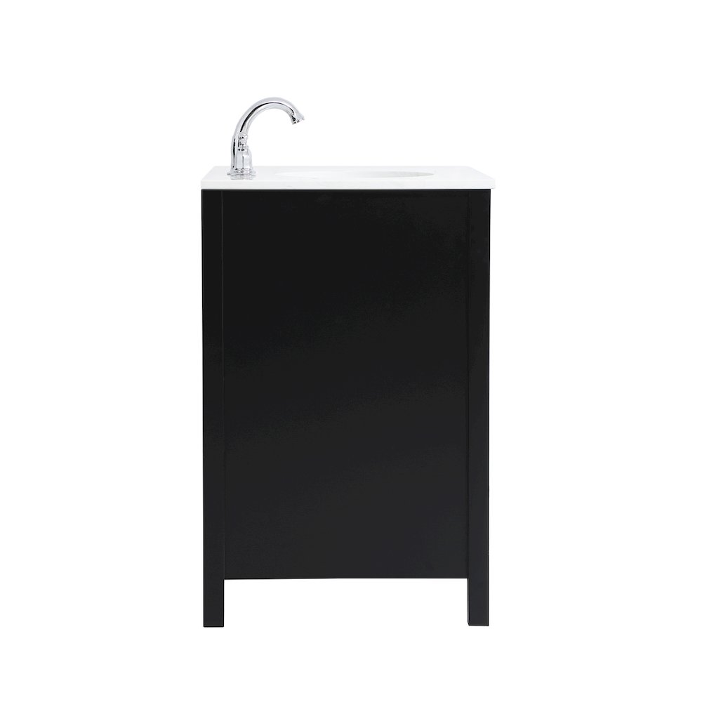 36 inch Single Bathroom Vanity in Black