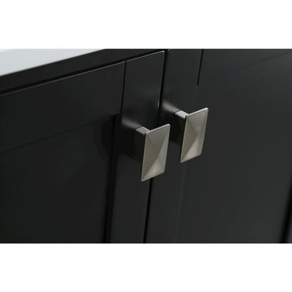 54 Inch SIngle Bathroom Vanity In Black