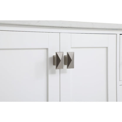 60 inch Double Bathroom Vanity in White