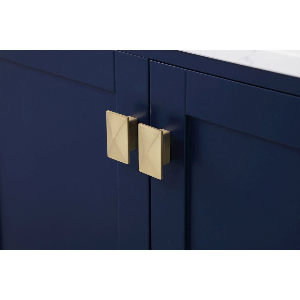 72 inch Double Bathroom Vanity in Blue