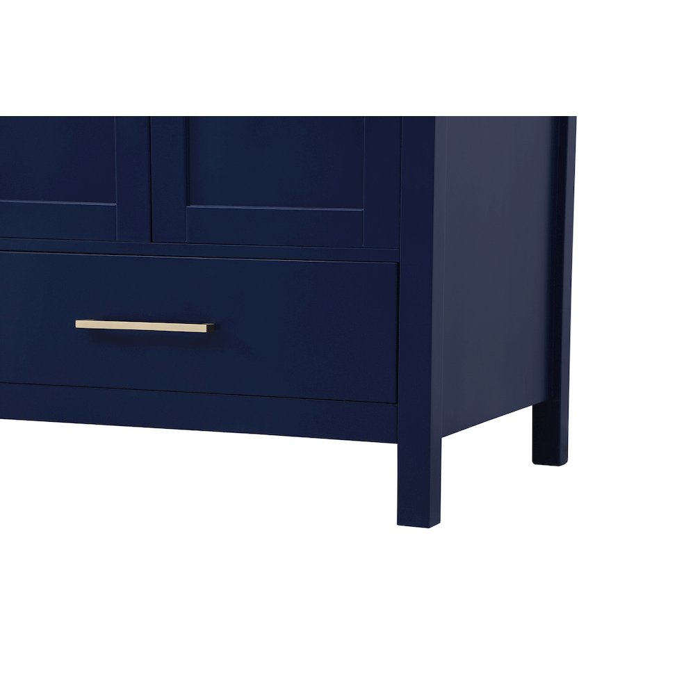 72 inch Double Bathroom Vanity in Blue