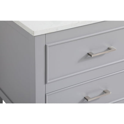 24 inch Single Bathroom Vanity in Grey