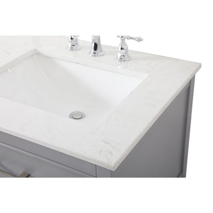 60 inch double bathroom vanity in gray