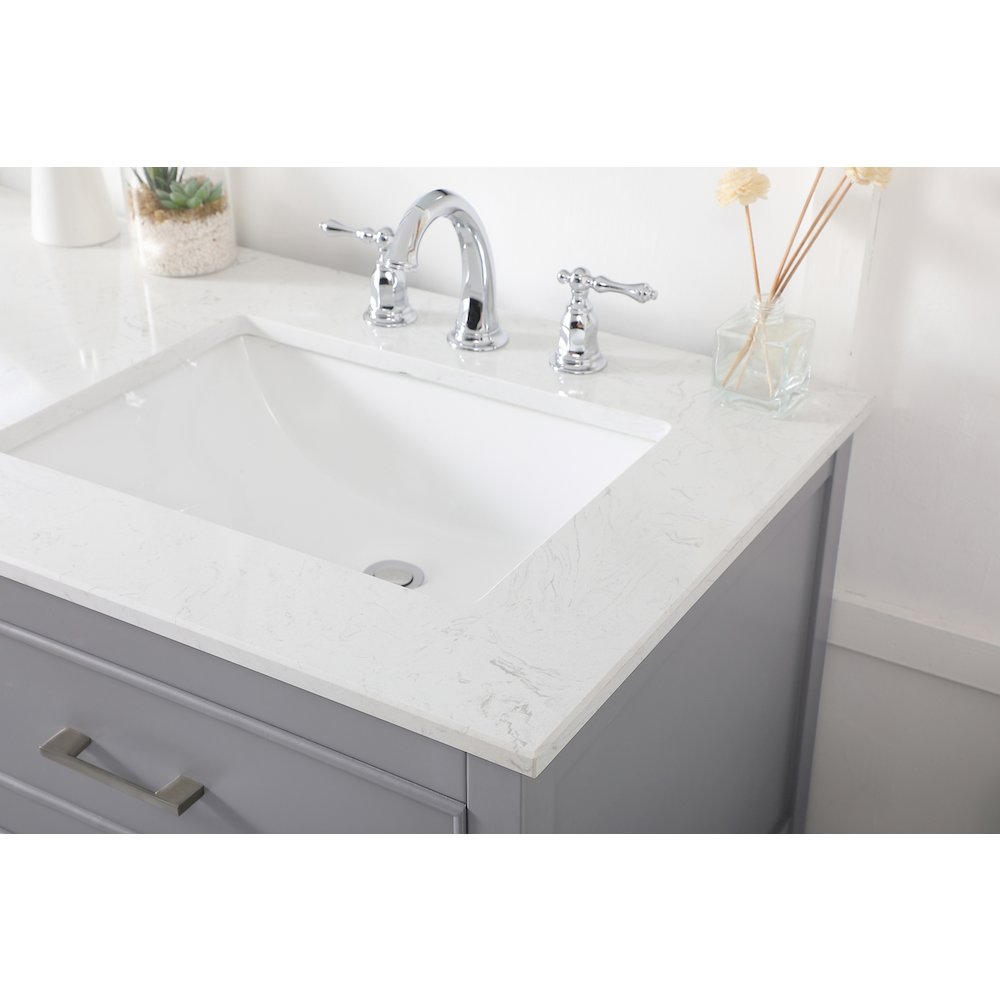 60 inch double bathroom vanity in gray