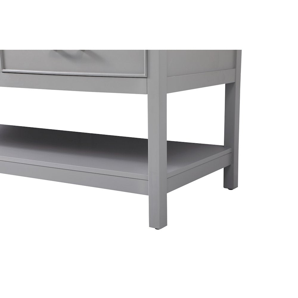 60 inch double bathroom vanity in gray