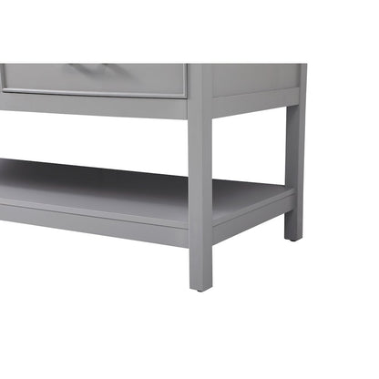 60 inch double bathroom vanity in gray