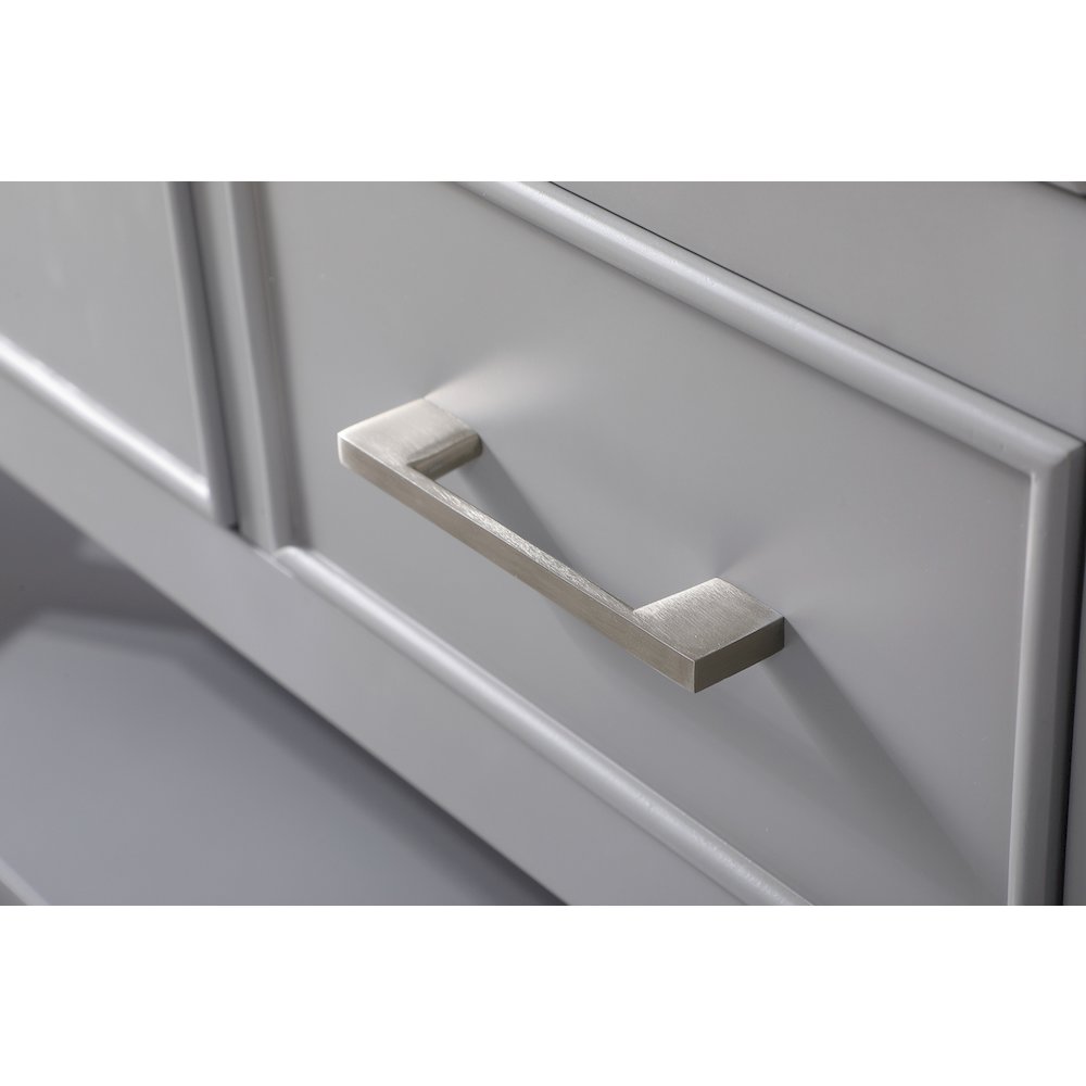 60 inch double bathroom vanity in gray