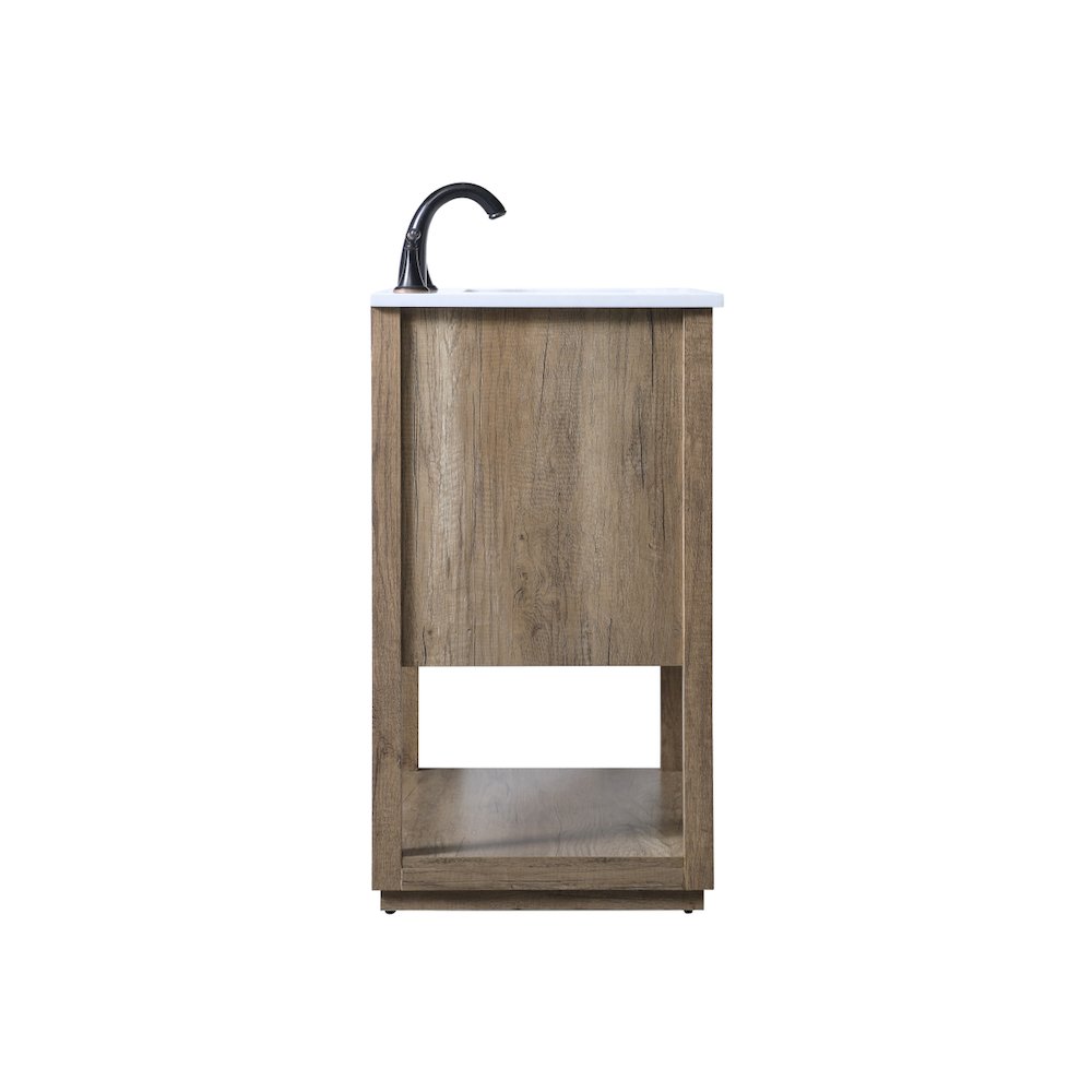 30 Inch SIngle Bathroom Vanity In Natural Oak
