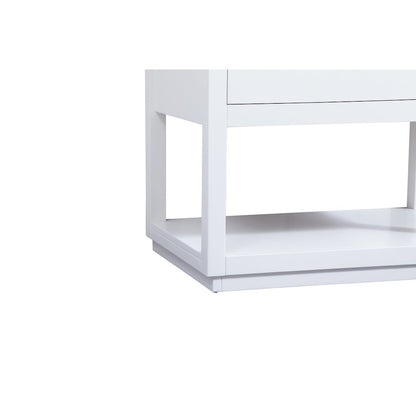 30 inch Single bathroom vanity in white