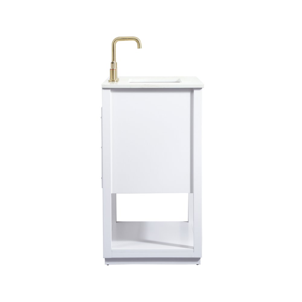 30 inch Single bathroom vanity in white