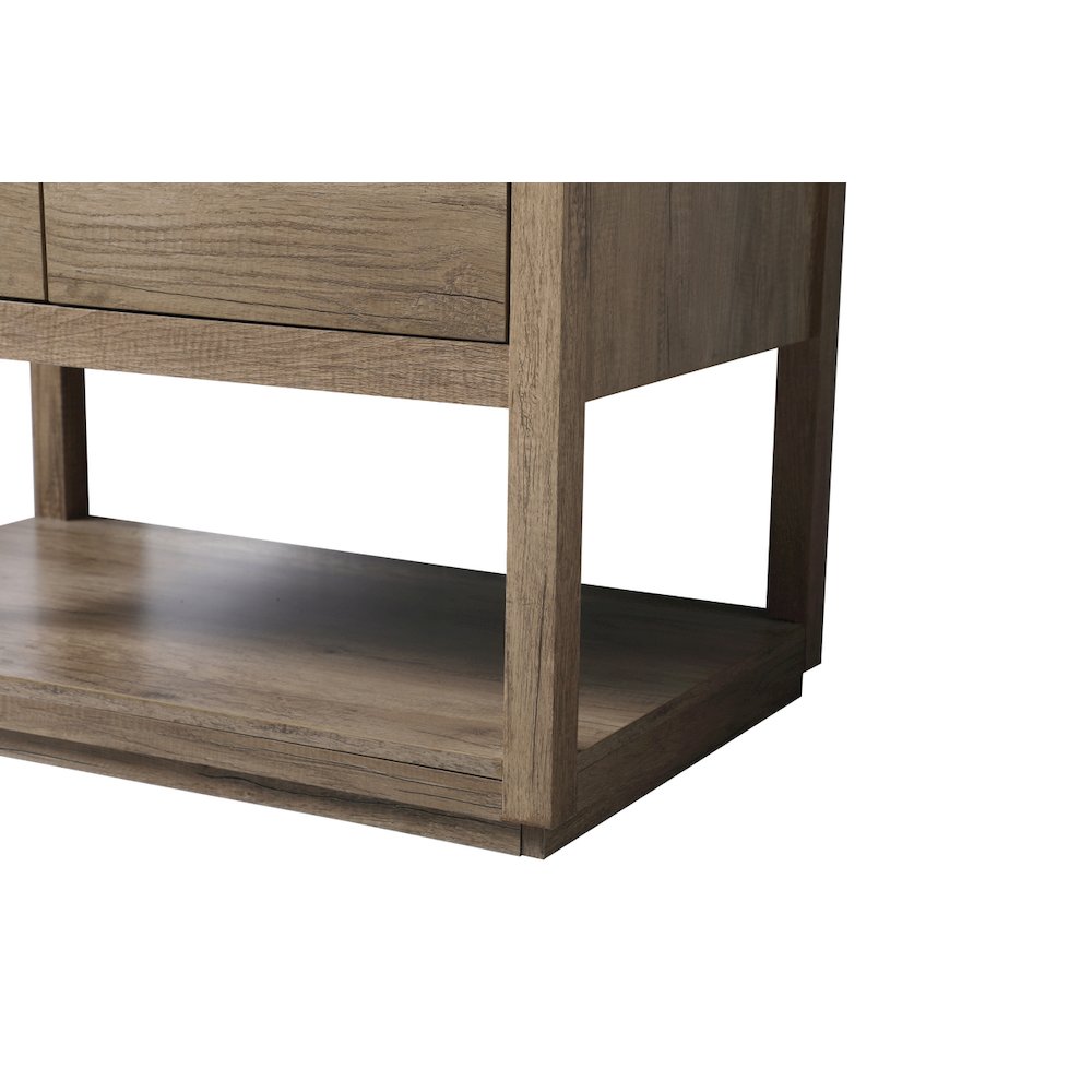 36 Inch SIngle Bathroom Vanity In Natural Oak