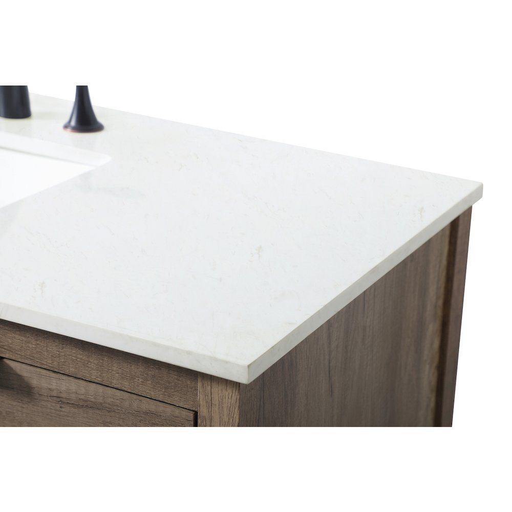 48 Inch SIngle Bathroom Vanity In Natural Oak