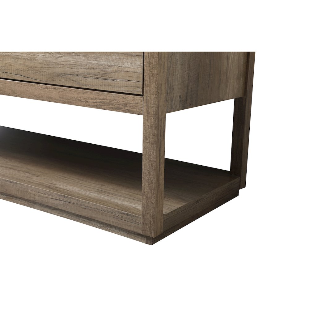 60 Inch Double Bathroom Vanity In Natural Oak