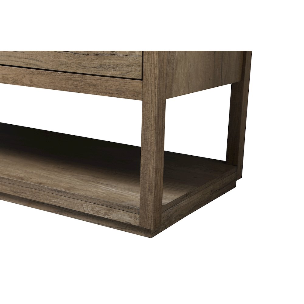 60 Inch SIngle Bathroom Vanity In Natural Oak
