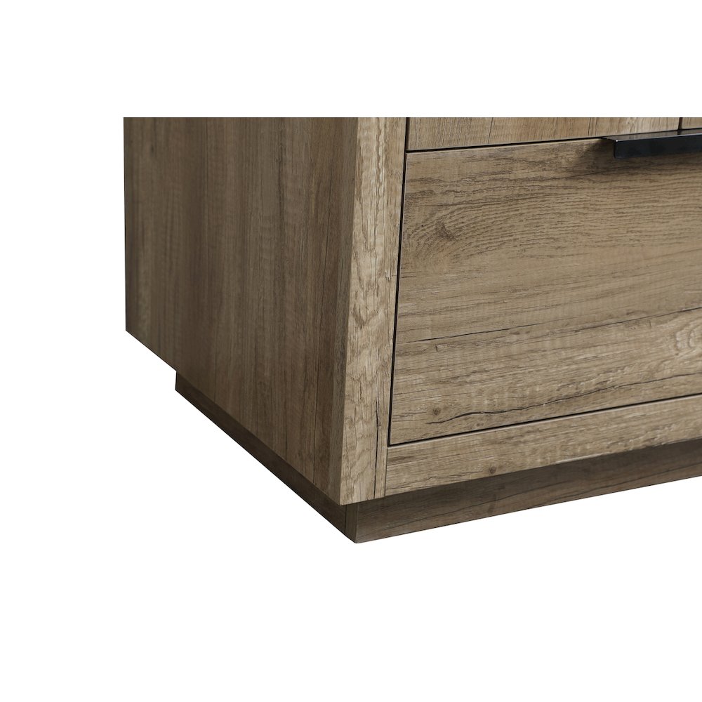 24 Inch SIngle Bathroom Vanity In Natural Oak