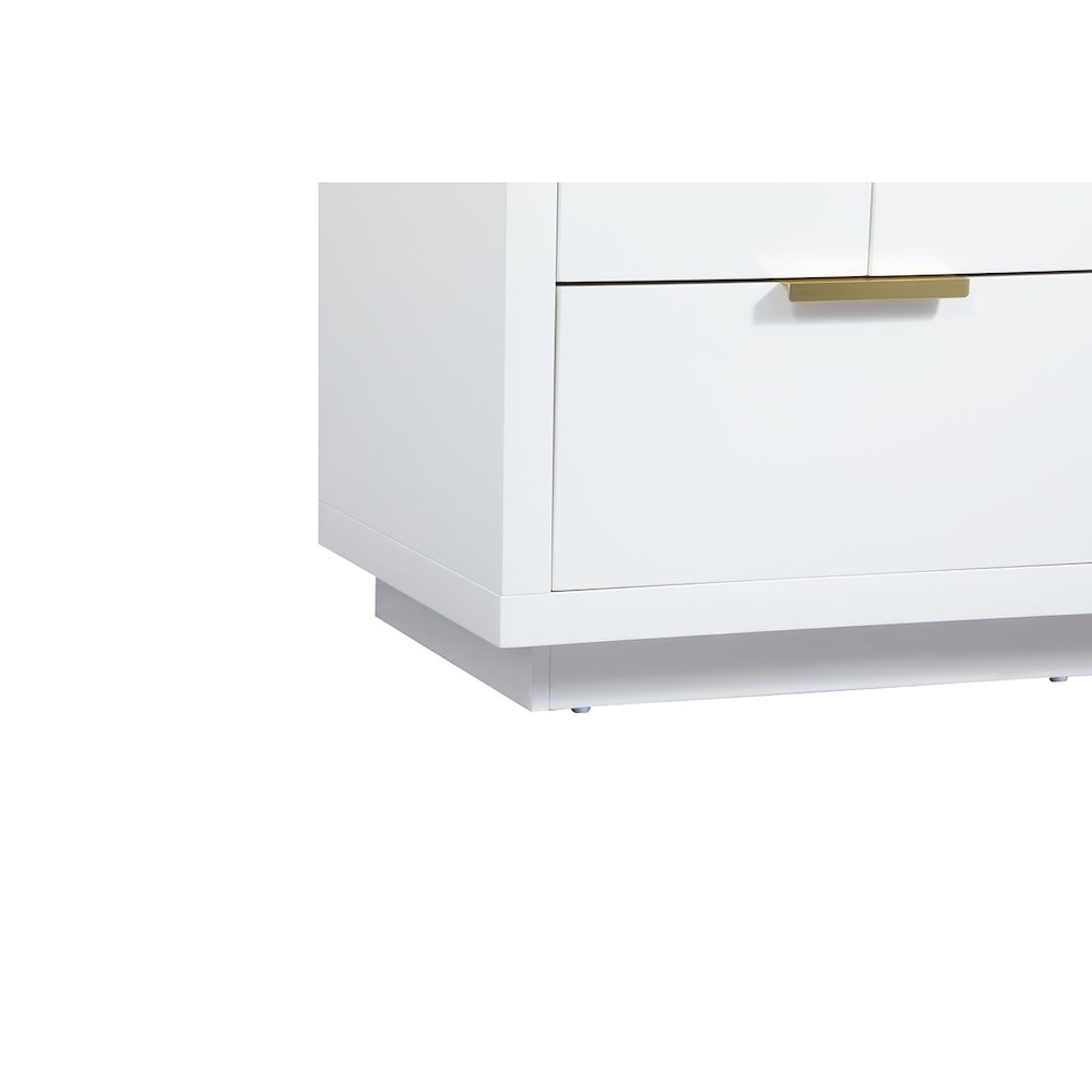 24 inch Single bathroom vanity in white