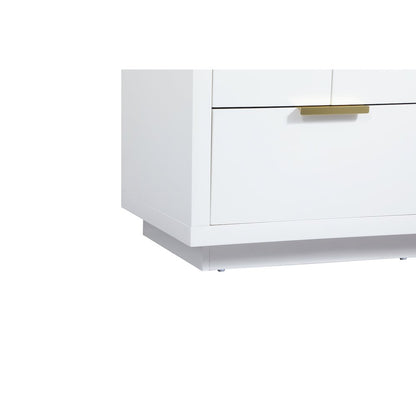 24 inch Single bathroom vanity in white