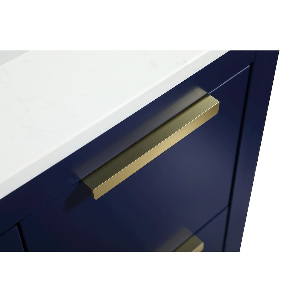 30 inch Single bathroom vanity in blue