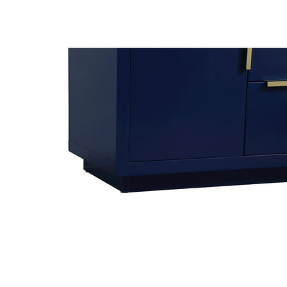 30 inch Single bathroom vanity in blue
