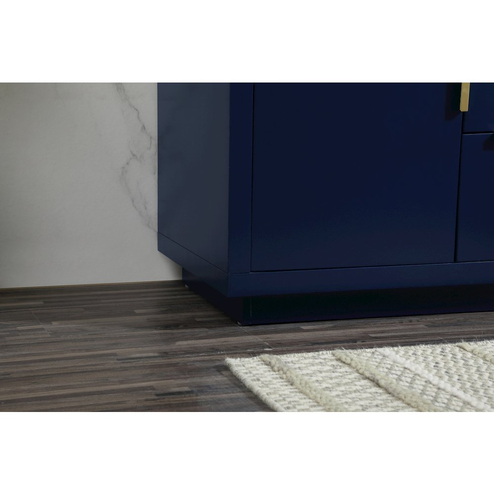 30 inch Single bathroom vanity in blue