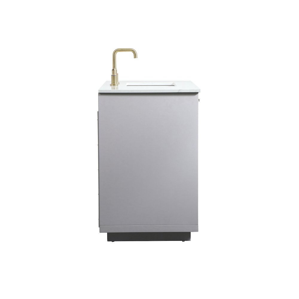 42 inch Single bathroom vanity in grey