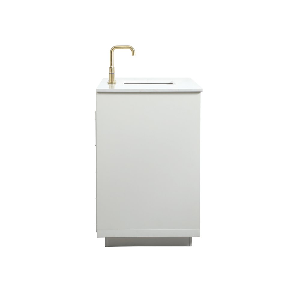 48 inch Single bathroom vanity in white