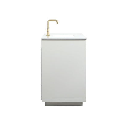 48 inch Single bathroom vanity in white