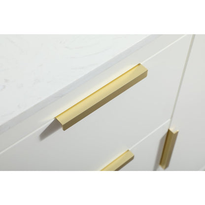 48 inch Single bathroom vanity in white