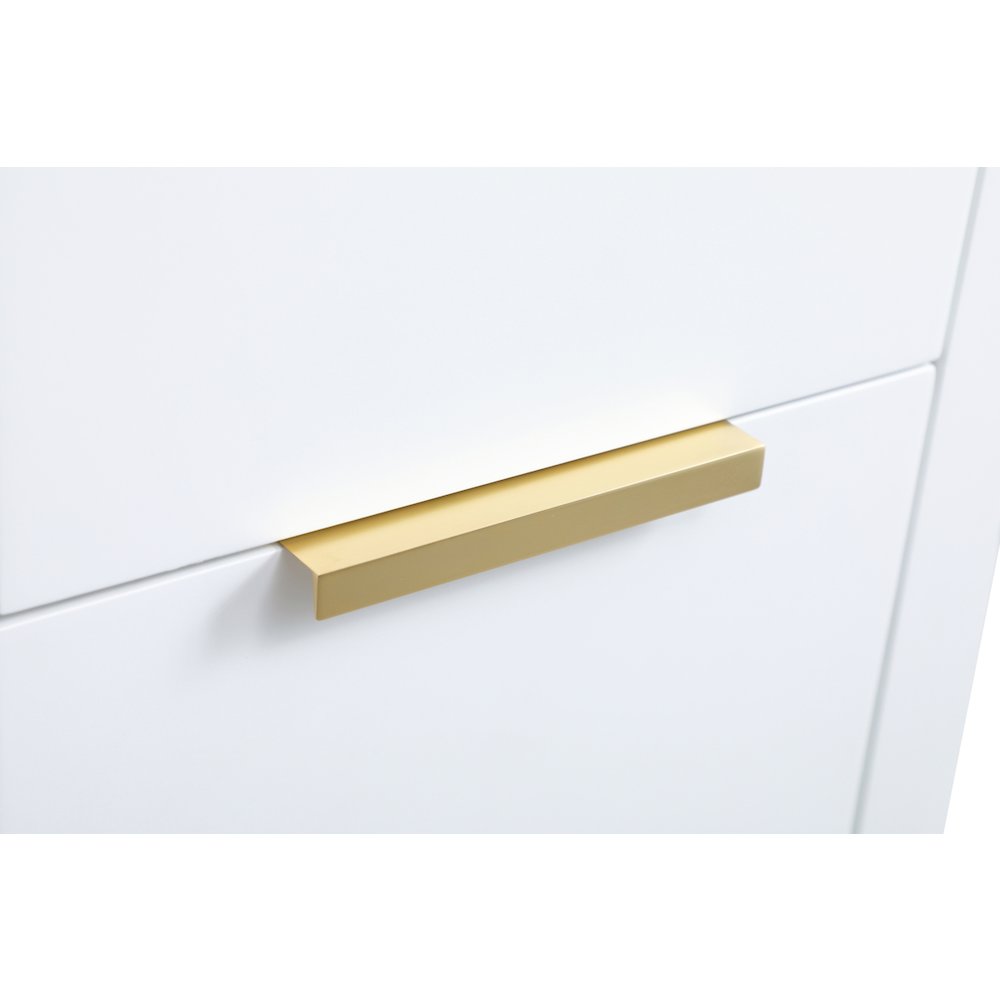 54 Inch SIngle Bathroom Vanity In White