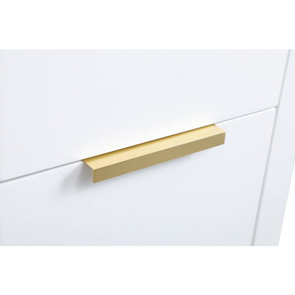 54 Inch SIngle Bathroom Vanity In White