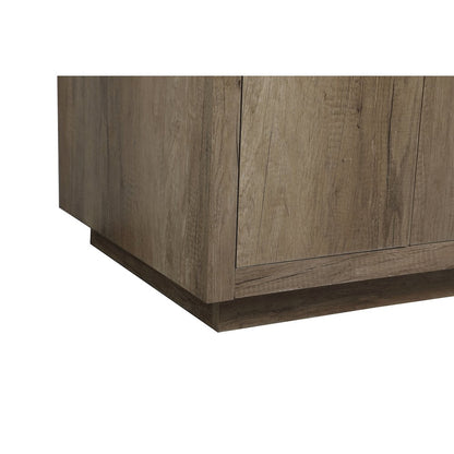 60 Inch Double Bathroom Vanity In Natural Oak
