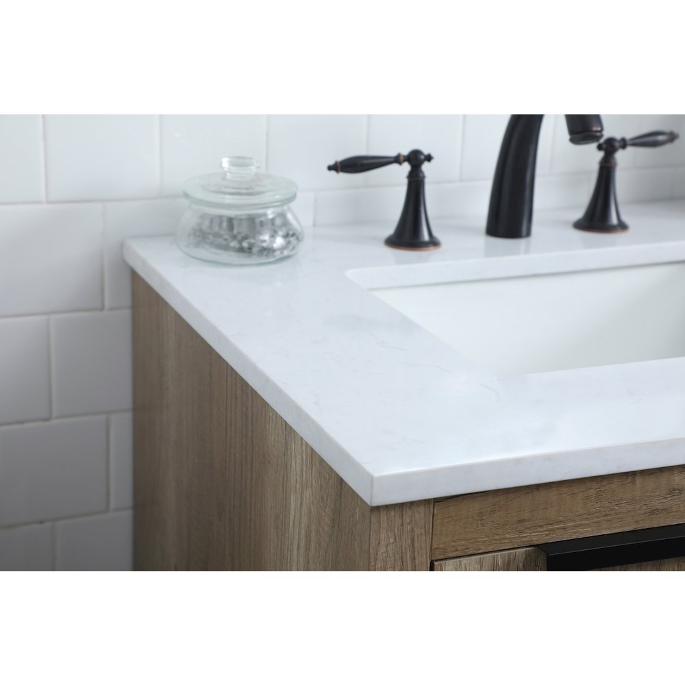 60 Inch Double Bathroom Vanity In Natural Oak