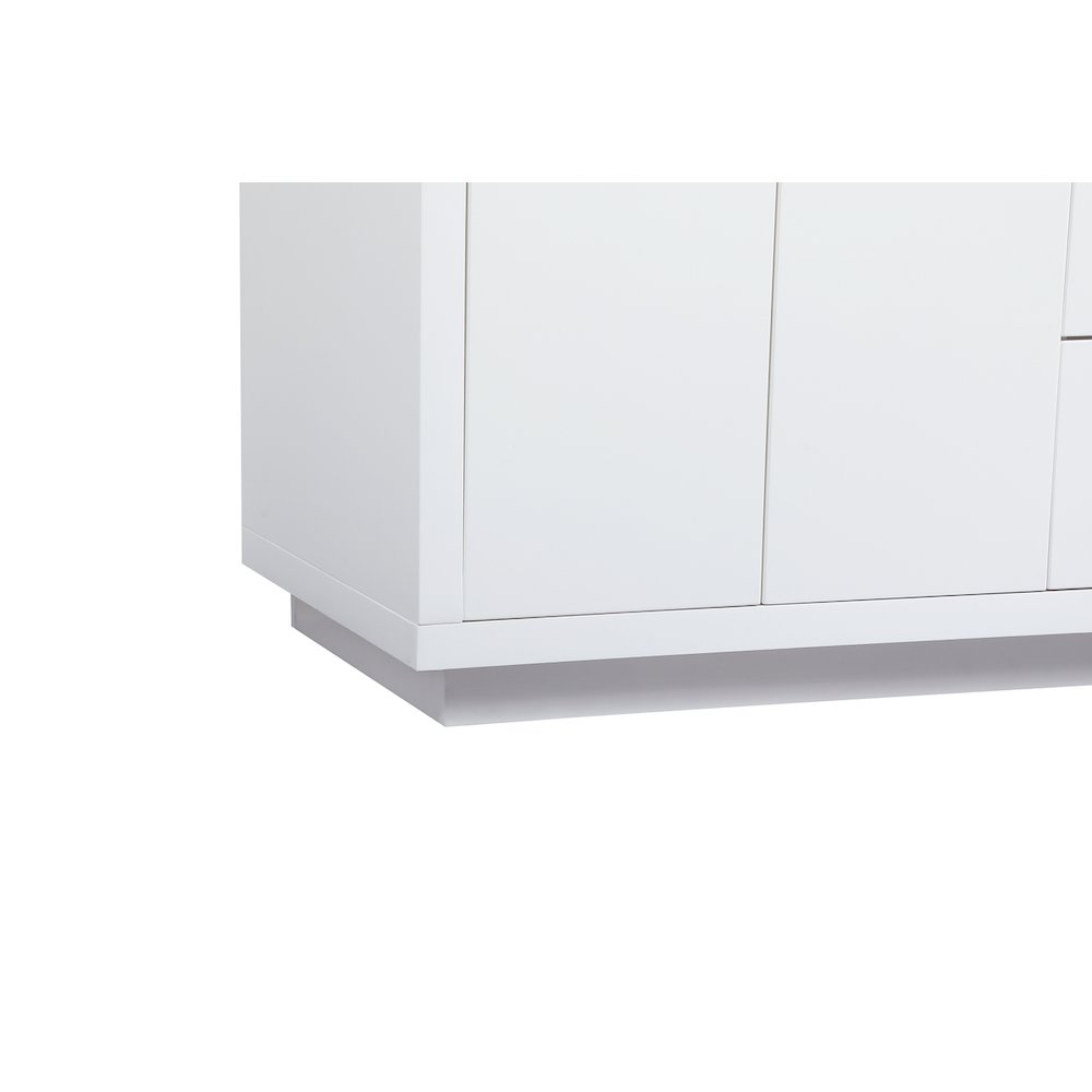 60 inch double bathroom vanity in white