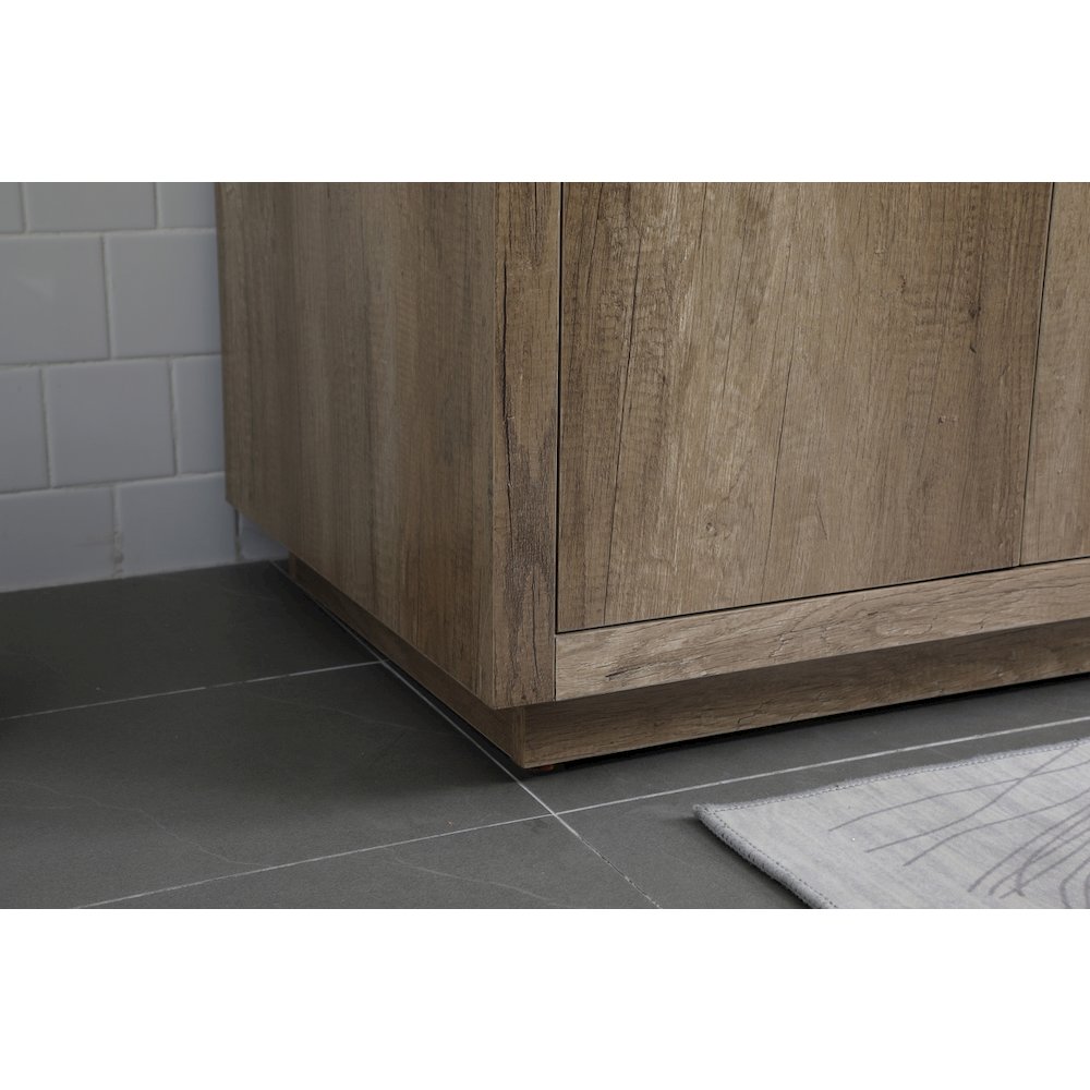 72 Inch Double Bathroom Vanity In Natural Oak