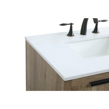 72 Inch Double Bathroom Vanity In Natural Oak