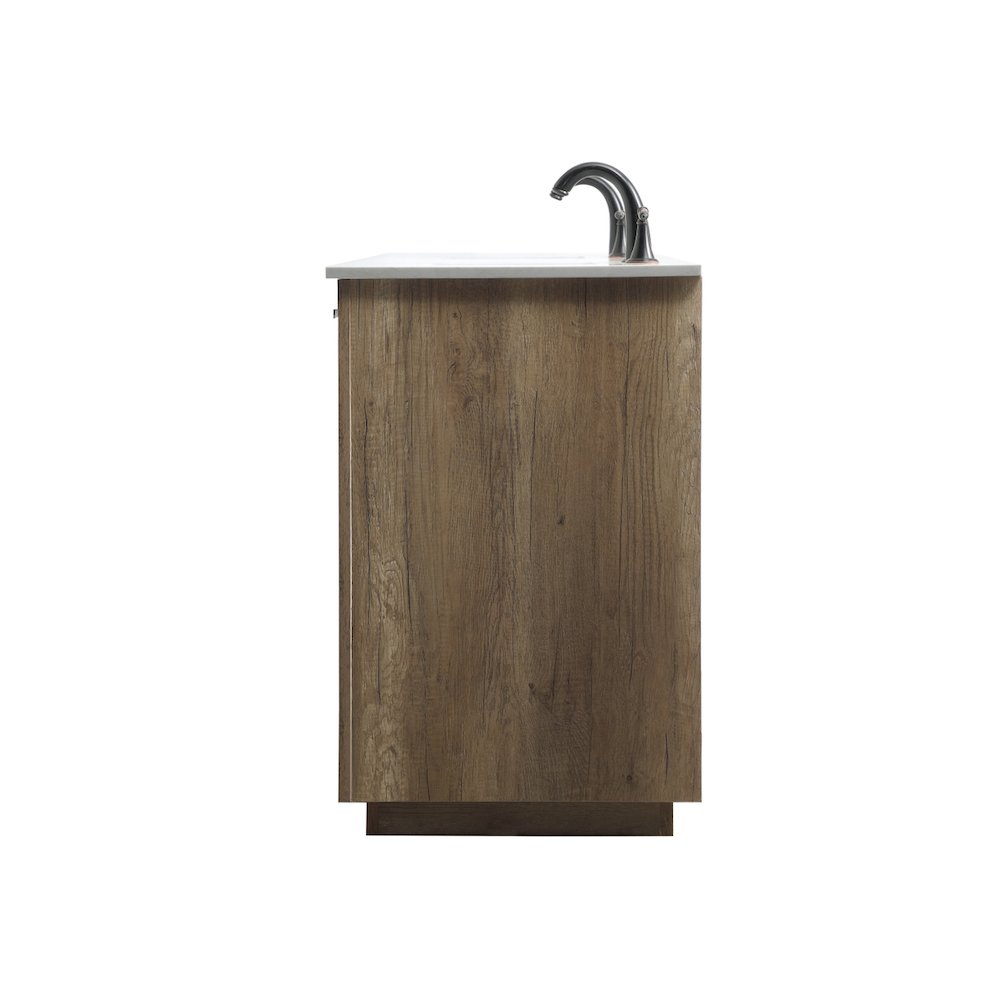 72 Inch Double Bathroom Vanity In Natural Oak