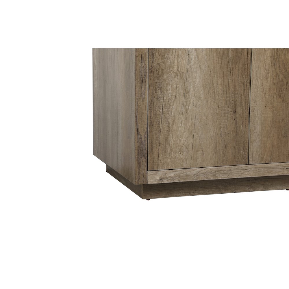 72 Inch Double Bathroom Vanity In Natural Oak