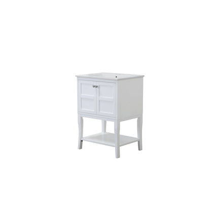 2 Doors Cabinet 24 In. X 18 In. X 34 In. In White