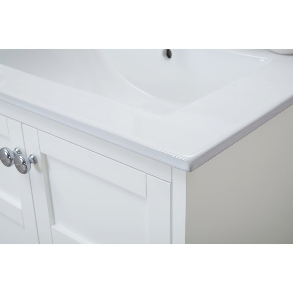 2 Doors Cabinet 24 In. X 18 In. X 34 In. In White