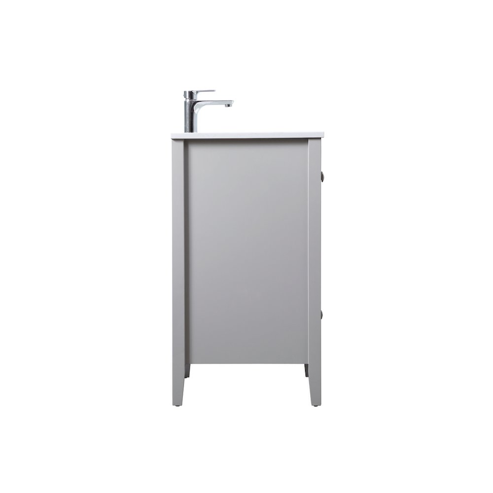 24 Inch SIngle Bathroom Vanity In Grey
