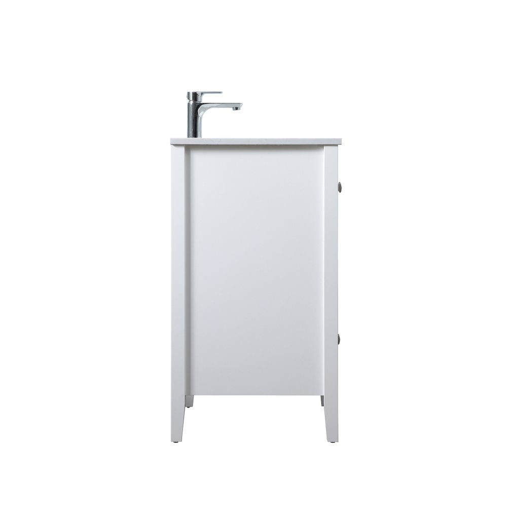 24 Inch SIngle Bathroom Vanity In White