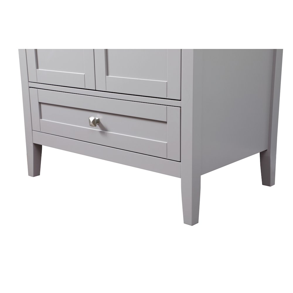 30 Inch SIngle Bathroom Vanity In Grey