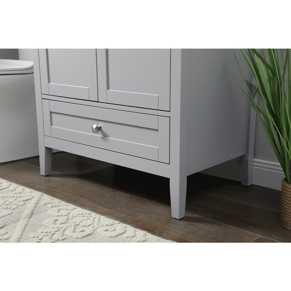 30 Inch SIngle Bathroom Vanity In Grey