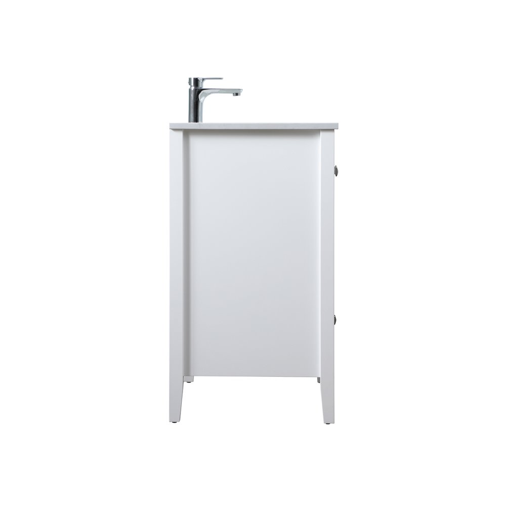 30 Inch SIngle Bathroom Vanity In White