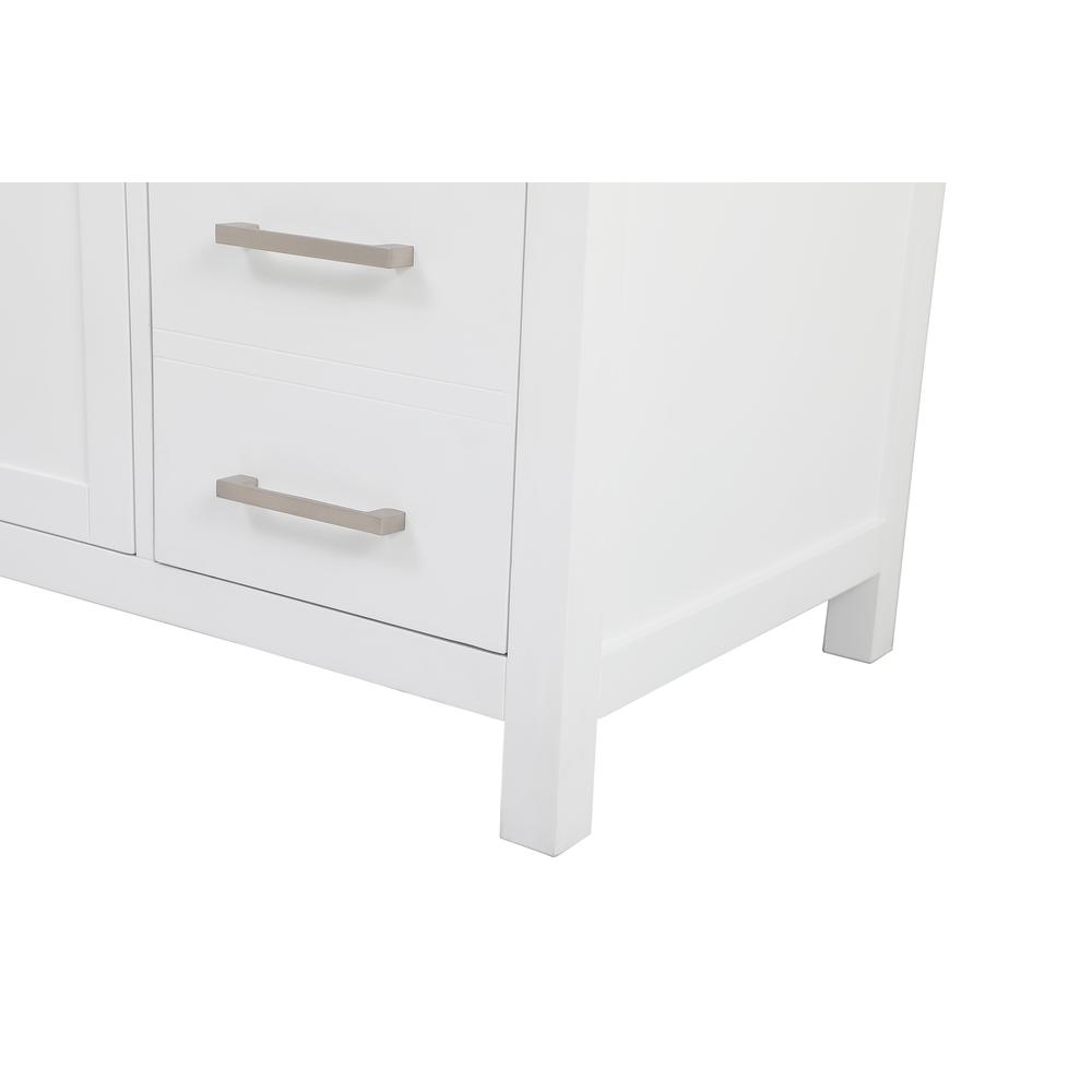 42 Inch Single Bathroom Vanity In White