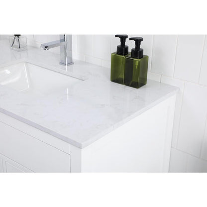 42 Inch Single Bathroom Vanity In White