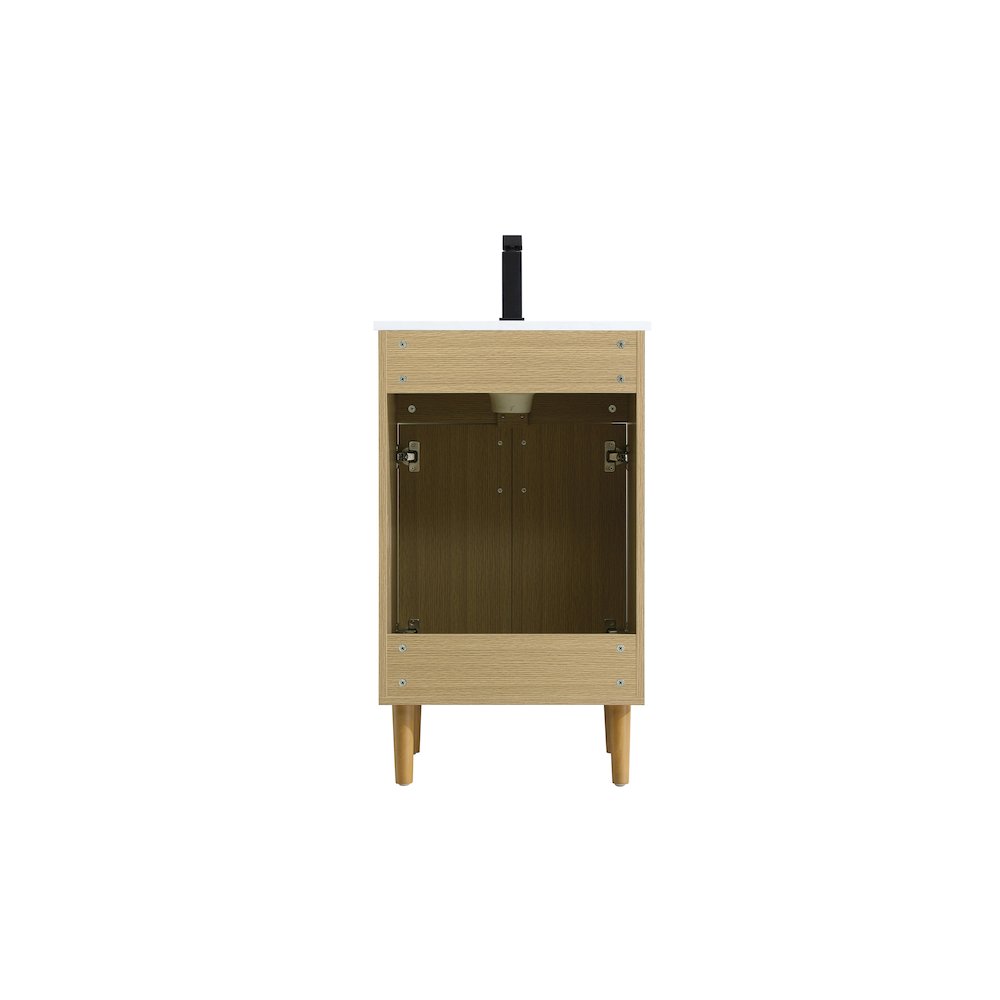 Chandler 20 Inch Single Bathroom Vanity In Honey Brown
