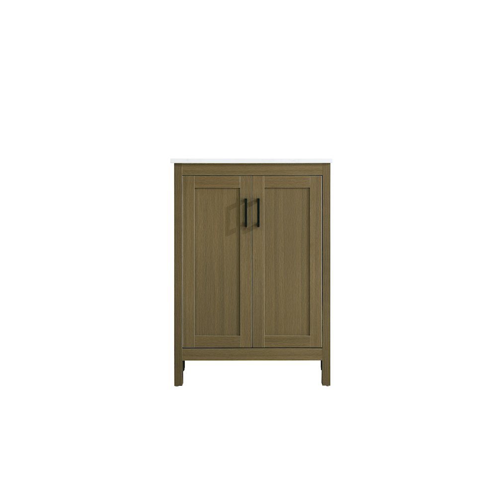 Finnley 24 Inch Single Bathroom Vanity In Chestnut Brown