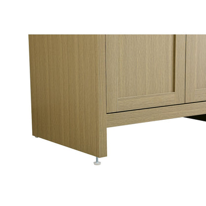 Finnley 24 Inch Single Bathroom Vanity In Honey Brown