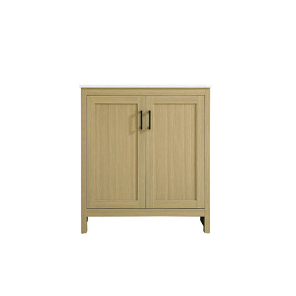 Finnley 30 Inch Single Bathroom Vanity In Honey Brown